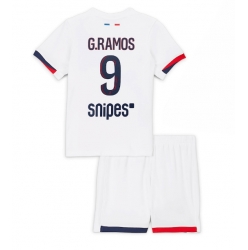 Paris Saint-Germain Goncalo Ramos #9 Auswärtstrikot Kinder 2025-26 Kurzarm (+ kurze hosen)