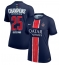 Paris Saint-Germain Heimtrikot Frauen 2024-25 UCL Champions Kurzarm