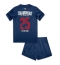 Paris Saint-Germain Heimtrikot Kinder 2024-25 UCL Champions Kurzarm (+ kurze hosen)