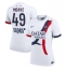 Paris Saint-Germain Ibrahim Mbaye #49 Auswärtstrikot Frauen 2025-26 Kurzarm