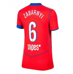 Paris Saint-Germain Illia Zabarnyi #6 3rd trikot Frauen 2025-26 Kurzarm