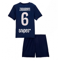 Paris Saint-Germain Illia Zabarnyi #6 Heimtrikot Kinder 2025-26 Kurzarm (+ kurze hosen)