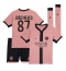Paris Saint-Germain Joao Neves #87 3rd trikot Kinder 2024-25 Kurzarm (+ kurze hosen)