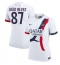 Paris Saint-Germain Joao Neves #87 Auswärtstrikot Frauen 2024-25 Kurzarm