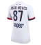 Paris Saint-Germain Joao Neves #87 Auswärtstrikot Frauen 2025-26 Kurzarm