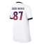 Paris Saint-Germain Joao Neves #87 Auswärtstrikot Frauen 2026-27 Kurzarm Paris Saint-Germain Joao Neves #87 Auswärtstrikot Frauen 2026-27 Kurzarm