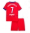 Paris Saint-Germain Khvicha Kvaratskhelia #7 3rd trikot Kinder 2025-26 Kurzarm (+ kurze hosen)