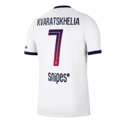 Paris Saint-Germain Khvicha Kvaratskhelia #7 Auswärtstrikot 2026-27 Kurzarm