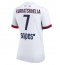 Paris Saint-Germain Khvicha Kvaratskhelia #7 Auswärtstrikot Frauen 2025-26 Kurzarm
