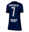 Paris Saint-Germain Khvicha Kvaratskhelia #7 Heimtrikot Frauen 2025-26 Kurzarm