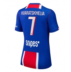 Paris Saint-Germain Khvicha Kvaratskhelia #7 Heimtrikot Frauen 2026-27 Kurzarm