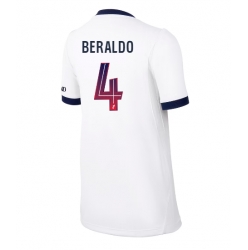 Paris Saint-Germain Lucas Beraldo #4 Auswärtstrikot Frauen 2026-27 Kurzarm