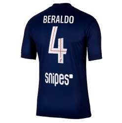 Paris Saint-Germain Lucas Beraldo #4 Heimtrikot 2025-26 Kurzarm