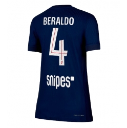 Paris Saint-Germain Lucas Beraldo #4 Heimtrikot Frauen 2025-26 Kurzarm