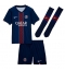Paris Saint-Germain Lucas Beraldo #4 Heimtrikot Kinder 2025-26 Kurzarm (+ kurze hosen)