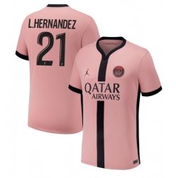 Paris Saint-Germain Lucas Hernandez #21 3rd trikot 2024-25 Kurzarm