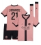 Paris Saint-Germain Lucas Hernandez #21 3rd trikot Kinder 2024-25 Kurzarm (+ kurze hosen)