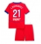 Paris Saint-Germain Lucas Hernandez #21 3rd trikot Kinder 2025-26 Kurzarm (+ kurze hosen)