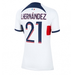 Paris Saint-Germain Lucas Hernandez #21 Auswärtstrikot Frauen 2023-24 Kurzarm