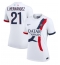 Paris Saint-Germain Lucas Hernandez #21 Auswärtstrikot Frauen 2024-25 Kurzarm