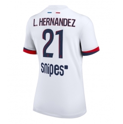 Paris Saint-Germain Lucas Hernandez #21 Auswärtstrikot Frauen 2025-26 Kurzarm