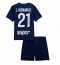 Paris Saint-Germain Lucas Hernandez #21 Heimtrikot Kinder 2025-26 Kurzarm (+ kurze hosen)