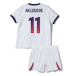 Paris Saint-Germain Maghnes Akliouche #11 Auswärtstrikot Kinder 2026-27 Kurzarm (+ kurze hosen)