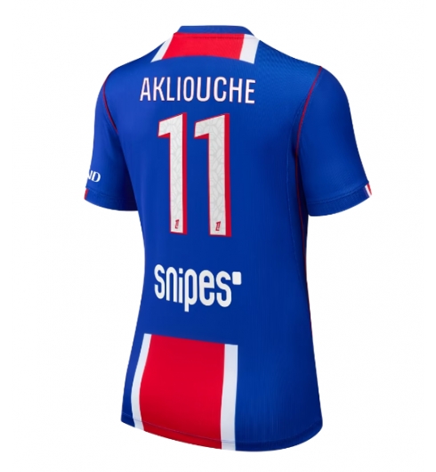 Paris Saint-Germain Maghnes Akliouche #11 Heimtrikot Frauen 2026-27 Kurzarm Paris Saint-Germain Maghnes Akliouche #11 Heimtrikot Frauen 2026-27 Kurzarm