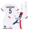 Paris Saint-Germain Marquinhos #5 Auswärtstrikot Kinder 2024-25 Kurzarm (+ kurze hosen)