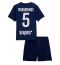Paris Saint-Germain Marquinhos #5 Heimtrikot Kinder 2025-26 Kurzarm (+ kurze hosen)