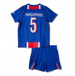 Paris Saint-Germain Marquinhos #5 Heimtrikot Kinder 2026-27 Kurzarm (+ kurze hosen)