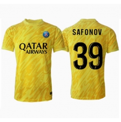 Paris Saint-Germain Matvei Safonov #39 Torwart 3rd trikot 2024-25 Kurzarm