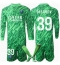 Paris Saint-Germain Matvei Safonov #39 Torwart Heimtrikot Kinder 2024-25 Langarm (+ kurze hosen)