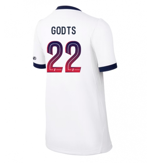 Paris Saint-Germain Mika Godts #22 Auswärtstrikot Frauen 2026-27 Kurzarm Paris Saint-Germain Mika Godts #22 Auswärtstrikot Frauen 2026-27 Kurzarm