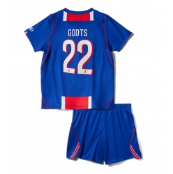 Paris Saint-Germain Mika Godts #22 Heimtrikot Kinder 2026-27 Kurzarm (+ kurze hosen)