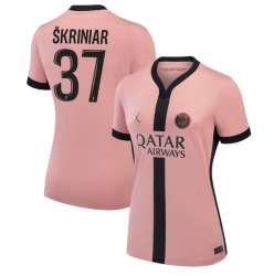 Paris Saint-Germain Milan Skriniar #37 3rd trikot Frauen 2024-25 Kurzarm