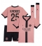 Paris Saint-Germain Nuno Mendes #25 3rd trikot Kinder 2024-25 Kurzarm (+ kurze hosen)