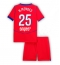 Paris Saint-Germain Nuno Mendes #25 3rd trikot Kinder 2025-26 Kurzarm (+ kurze hosen)