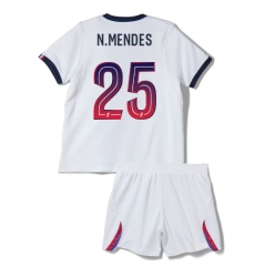 Paris Saint-Germain Nuno Mendes #25 Auswärtstrikot Kinder 2026-27 Kurzarm (+ kurze hosen)