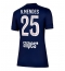Paris Saint-Germain Nuno Mendes #25 Heimtrikot Frauen 2025-26 Kurzarm Paris Saint-Germain Nuno Mendes #25 Heimtrikot Frauen 2025-26 Kurzarm