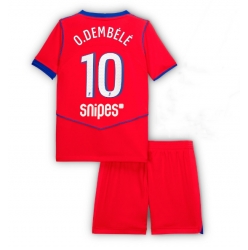Paris Saint-Germain Ousmane Dembele #10 3rd trikot Kinder 2025-26 Kurzarm (+ kurze hosen)