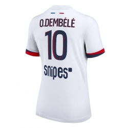 Paris Saint-Germain Ousmane Dembele #10 Auswärtstrikot Frauen 2025-26 Kurzarm