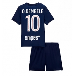 Paris Saint-Germain Ousmane Dembele #10 Heimtrikot Kinder 2025-26 Kurzarm (+ kurze hosen)