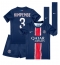 Paris Saint-Germain Presnel Kimpembe #3 Heimtrikot Kinder 2024-25 Kurzarm (+ kurze hosen)