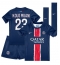 Paris Saint-Germain Randal Kolo Muani #23 Heimtrikot Kinder 2024-25 Kurzarm (+ kurze hosen)