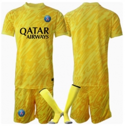 Paris Saint-Germain Torwart 3rd trikot Kinder 2024-25 Kurzarm (+ kurze hosen)