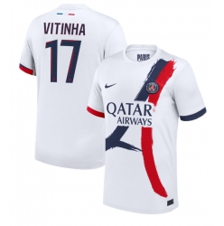 Paris Saint-Germain Vitinha #17 Auswärtstrikot 2024-25 Kurzarm