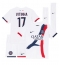 Paris Saint-Germain Vitinha #17 Auswärtstrikot Kinder 2024-25 Kurzarm (+ kurze hosen)