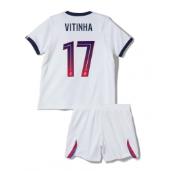 Paris Saint-Germain Vitinha #17 Auswärtstrikot Kinder 2026-27 Kurzarm (+ kurze hosen)