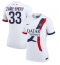 Paris Saint-Germain Warren Zaire-Emery #33 Auswärtstrikot Frauen 2024-25 Kurzarm